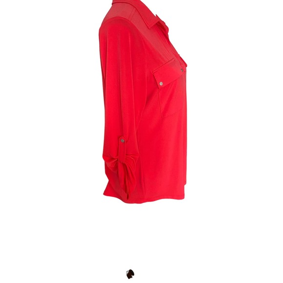 Women’s Salmon Color Jones New York Shirt - Picture 5 of 10